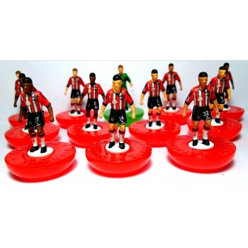 Subbuteo Andrew Table Soccer Southampton 2021-22 on Classic Hasbro Bases